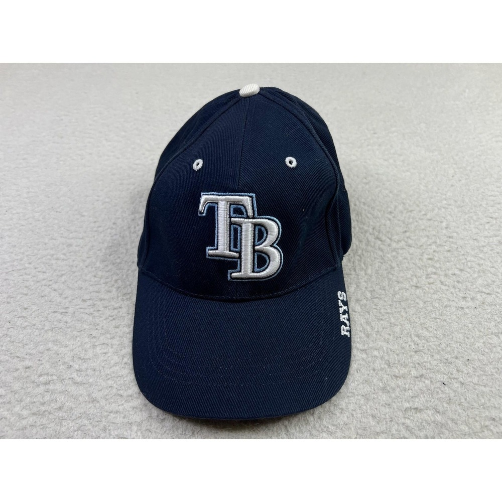 Fan Favorite Tampa Bay Rays Hat Mens One Size Blue MLB Baseball Strap Back Cap